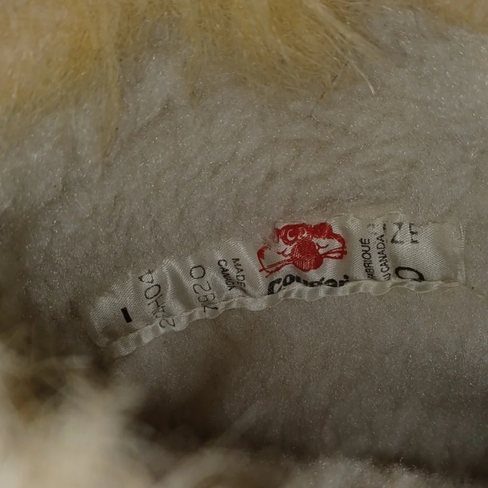 cougar beige cream lace up fur mid cuff boots size 9 - Picture 6 of 10
